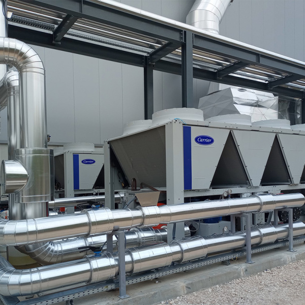 AHU with ductwork