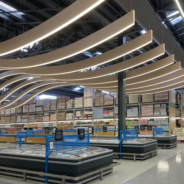 Supermarket interior
