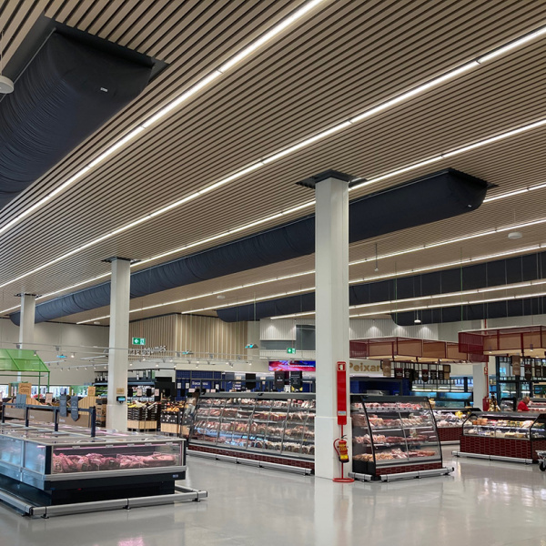 Supermarket interior