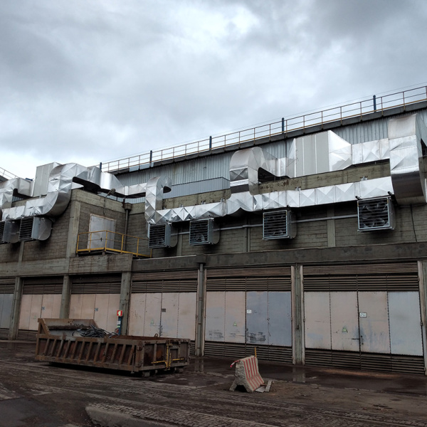 HVAC ductwork at MEGASA